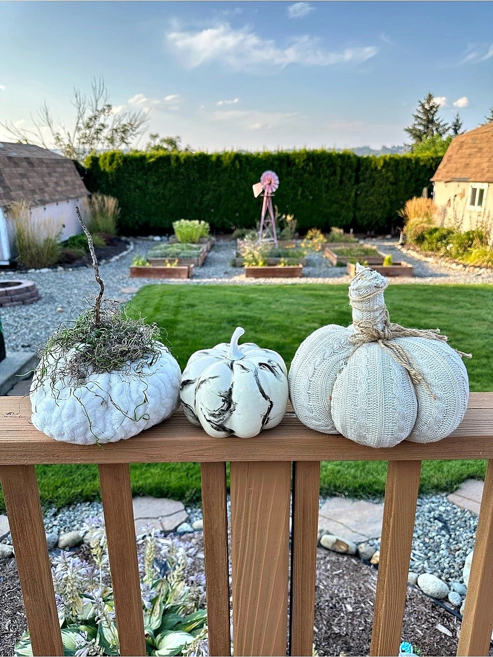 Decorative Pumpkin Set ~ qty 3
